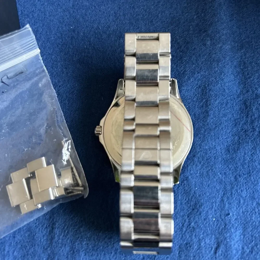 IN BOX! Movado Men's Museum Blue Dial 40mm Stainless Steel Watch